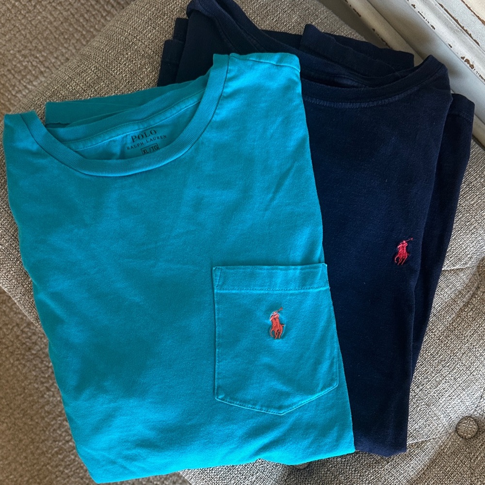 Set of 2 Polo by Ralph Lauren Men’s T-Shirts both size XL